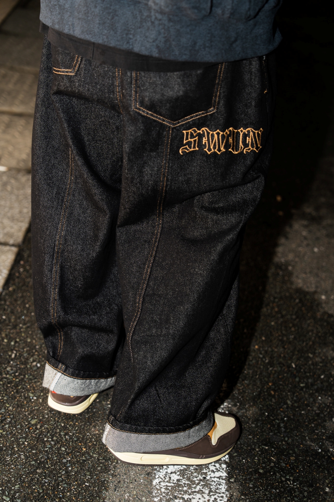 【抽選販売】S.W.U.N “Baggy Denim Pants” 2カラー (エスダブルユーエヌ “バギーデニムパンツ”)