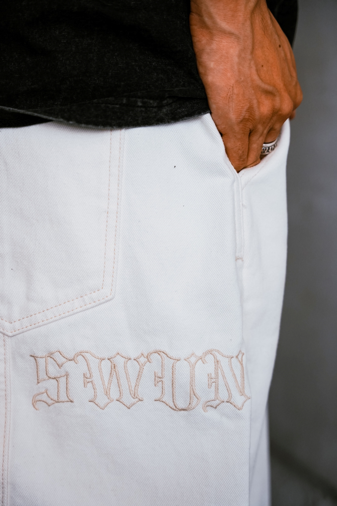 【抽選販売】S.W.U.N “Baggy Denim Pants” 2カラー (エスダブルユーエヌ “バギーデニムパンツ”)