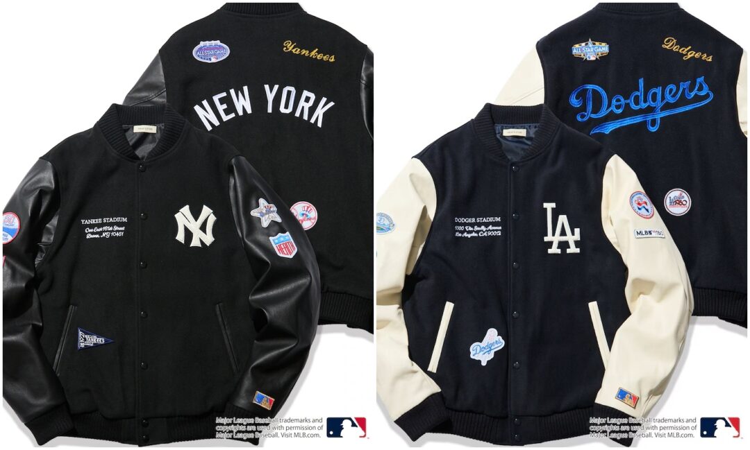 FREAK’S STORE MLB 2025 FW “メジャーリーグベースボール マルチデザイン 刺繍ワッペン スタジャン”が発売 (フリークスストア エムエルビー)