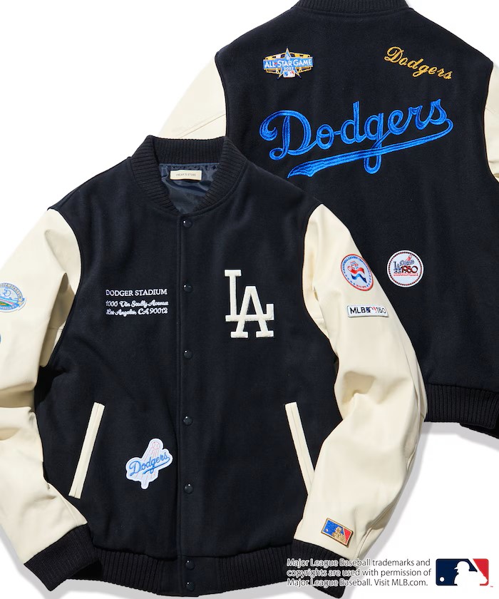 FREAK’S STORE MLB 2025 FW “メジャーリーグベースボール マルチデザイン 刺繍ワッペン スタジャン”が発売 (フリークスストア エムエルビー)