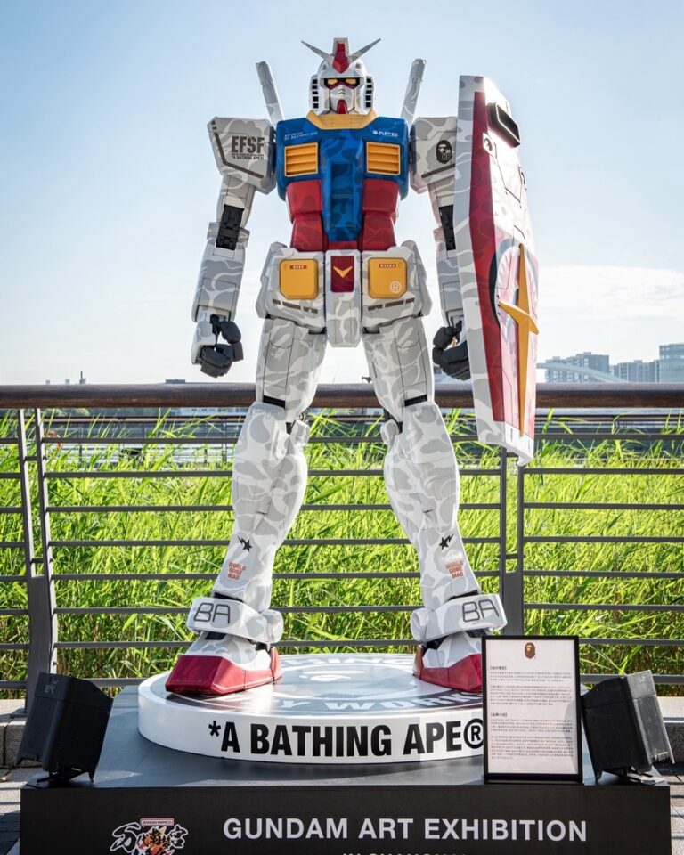 BANDAI NAMCO Carnival 2025」を祝した A BATHING APE コラボガンダム