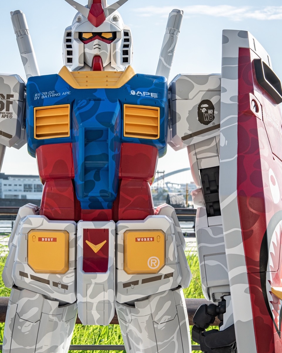 「BANDAI NAMCO Carnival 2025」を祝した A BATHING APE コラボガンダムが公開 (ア ベイシング エイプ バンダイ GUNDAM)