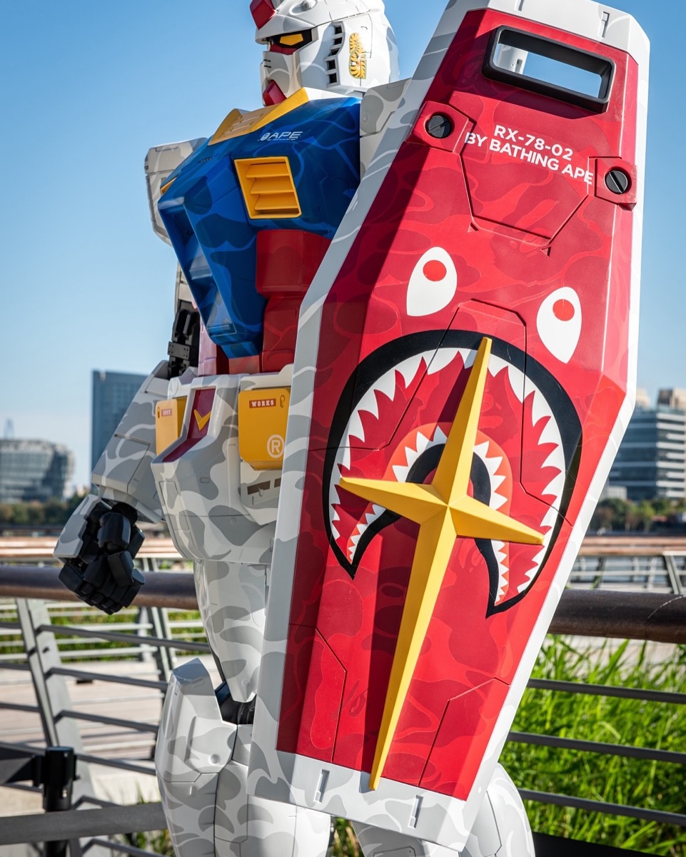 「BANDAI NAMCO Carnival 2025」を祝した A BATHING APE コラボガンダムが公開 (ア ベイシング エイプ バンダイ GUNDAM)