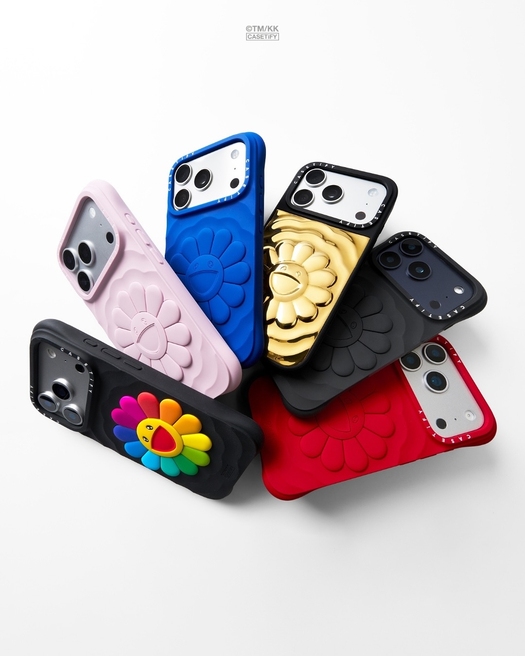 村上隆 × CASETiFY “FLOWERS BLOOM” コラボ新作デザインが2025年 11/21 発売 (ケースティファイ Takashi Murakami)
