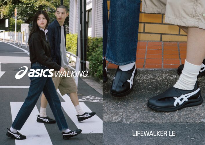【2025年 12/4 発売】ABC-MART GRAND STAGE × ASICS WALKING LIFEWALKER LE "Black/White" (エービーシー・マート アシックス ライフウォーカー)
