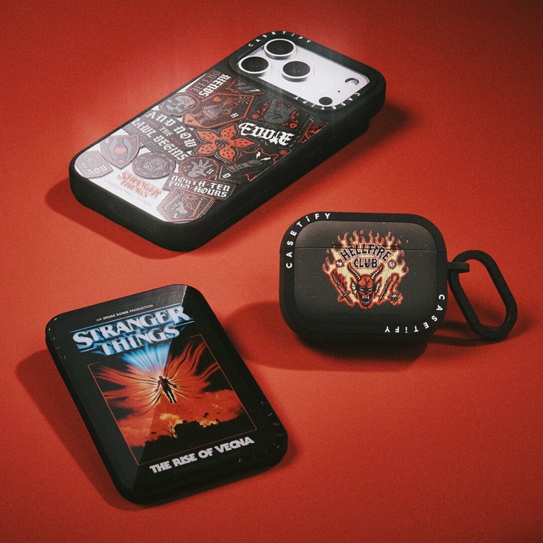 Netflix シリーズ「ストレンジャー・シングス 未知の世界」× CASETiFY コラボが2025年 11/6 発売 (ネットフリックス Stranger Things ケースティファイ)