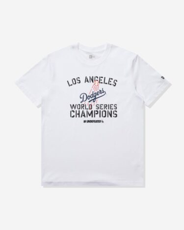 ドジャース連覇記念 UNDEFEATED x New Era x Dodgers ‘stencil’ S/S Teeが発売 (ワールドシリーズ アンディフィーテッド ニューエラ)