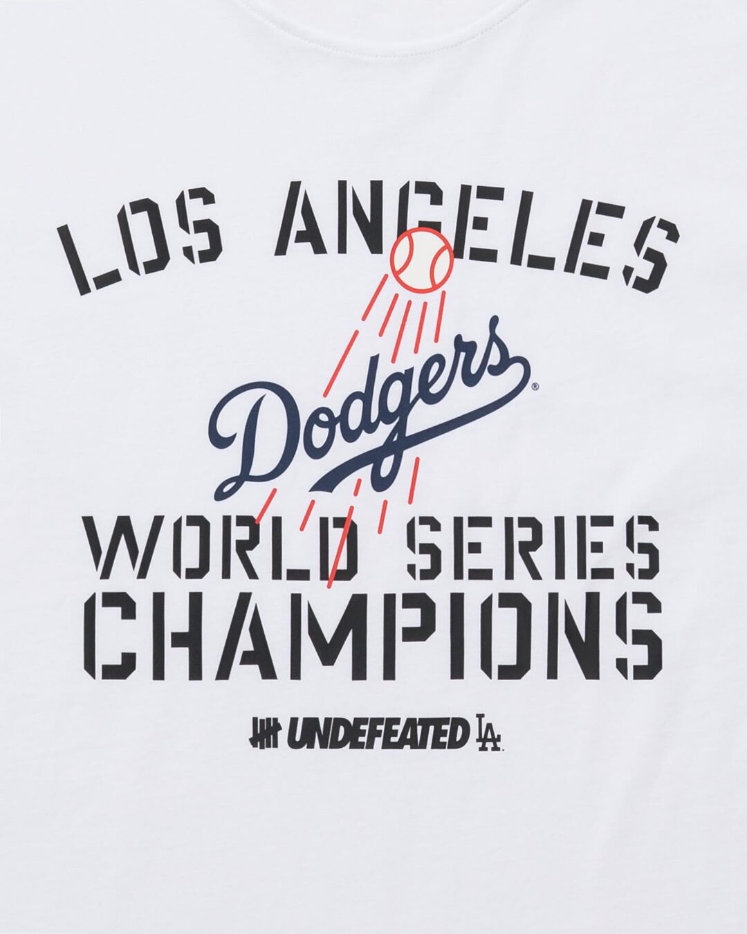 ドジャース連覇記念 UNDEFEATED x New Era x Dodgers “Stencil S/S Tee”が発売 (ワールドシリーズ アンディフィーテッド ニューエラ)