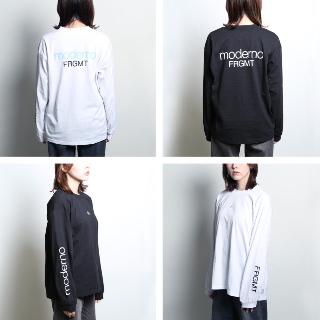 moderno × FRAGMENT L/S TEEが2025年 11月中旬 発売 (モデルノ フラグメント 藤原ヒロシ)