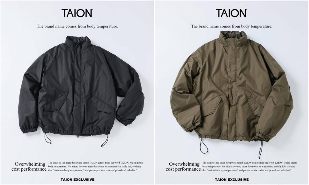 JOURNAL STANDARD relume × TAION 2025 FW 別注 “リバーシブル ショートモッズ ダウンブルゾン”が2026年 1月下旬 発売 (ジャーナル スタンダード タイオン)