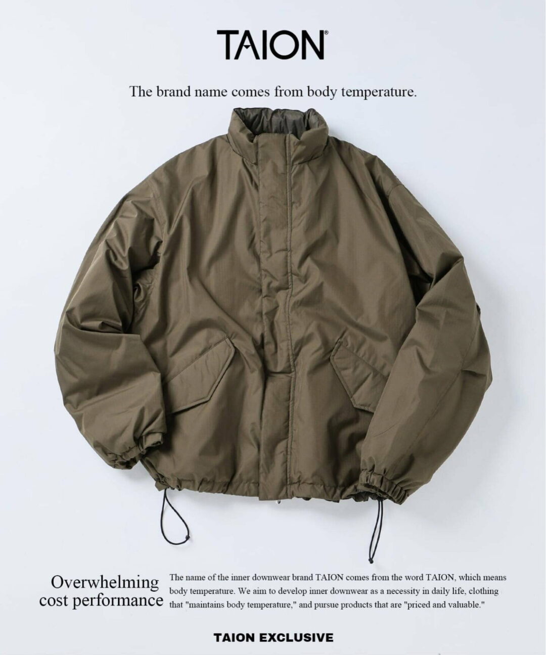 JOURNAL STANDARD relume × TAION 2025 FW 別注 “リバーシブル ショートモッズ ダウンブルゾン”が2026年 1月下旬 発売 (ジャーナル スタンダード タイオン)