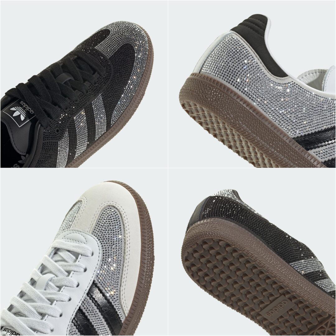 【2025年 12/25 発売】adidas Originals SAMBA OG “Rhinestone/Black/White” (アディダス オリジナルス サンバ “ラインストーン/ブラック/ホワイト”) [IH9052/IH9055]