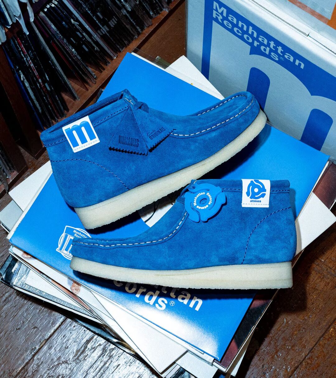 atmos × Clarks「Wallabee BT Manhattan Records」が2025年 11/28 発売 (アトモス クラークス ワラビー マンハッタンレコード)