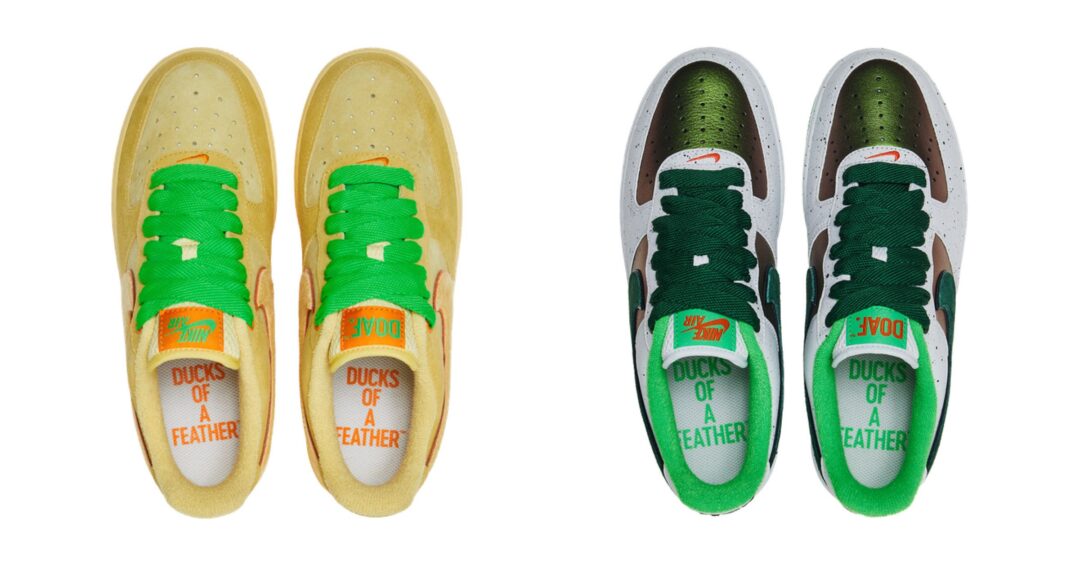 【2025年 11/27 発売】Division Street x NIKE AIR FORCE 1 LOW “Ducks of a Feather” (ディヴィジョン・ストリート ナイキ エア フォース ロー “ダックス オブ ア ファーザー”) [IU7613-100/IU7612-700]