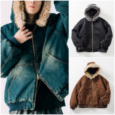FREAK'S STORE 2025 FW "フェイクファー ジップアップ 中綿 フードブルゾン"が発売 (フリークスストア)