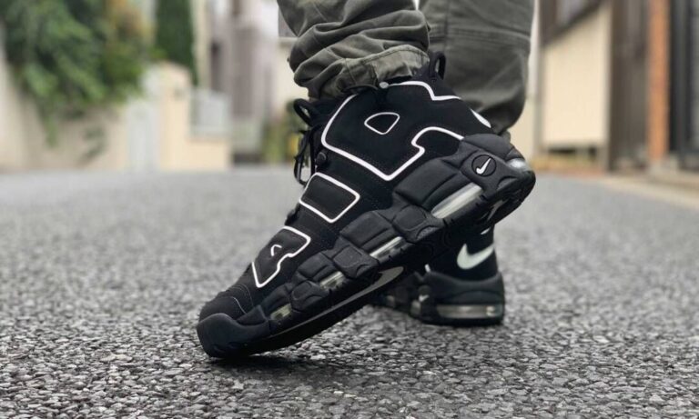 さきNIKE AIR MORE UPTEMPO LO 26cm ブラック 2026年 秋 復刻予定】NIKE AIR MORE UPTEMPO “Black/White” (ナイキ
