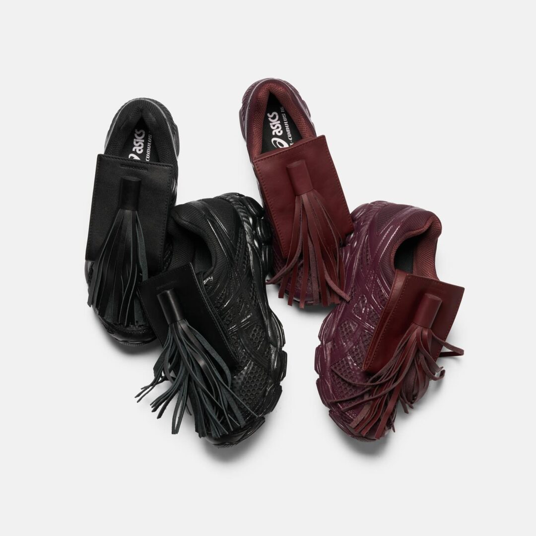 【2025年 10/31 発売】FIDAN NOVRUZOVA × ASICS GEL-CUMULUS 16 “Black/Dark Cherry” (フィダン・ノブルゾバ アシックス ゲルキュムラス)