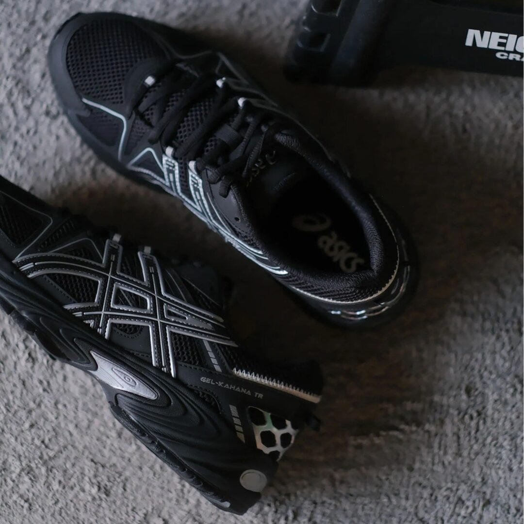【2025年 発売】ASICS GEL-KAHANA TR NEXUS “Black/Silver” (アシックス ゲルカハナ ネクサス “ブラック/シルバー”) [1203A390.001]