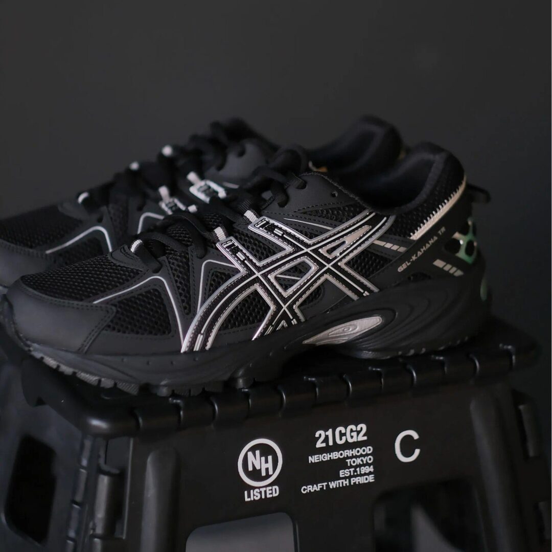 【2025年 発売】ASICS GEL-KAHANA TR NEXUS “Black/Silver” (アシックス ゲルカハナ ネクサス “ブラック/シルバー”) [1203A390.001]
