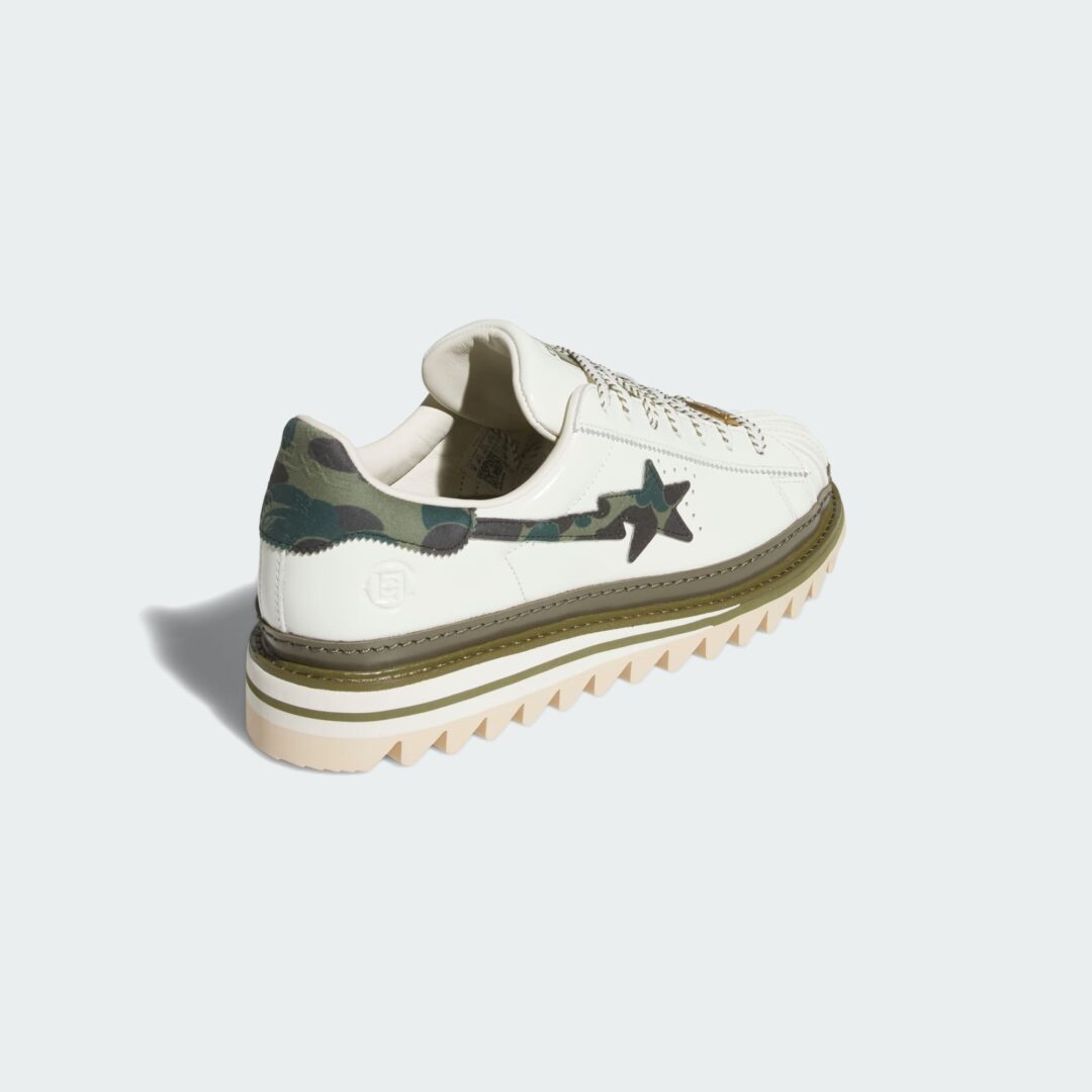 【2025年 12/5 発売予定】CLOT × A BATHING APE × adidas Originals SUPERSTAR BY E “OWHITE/BRANCH/OLICAR” (クロット ア ベイシング エイプ アディダス オリジナルス スーパースター) [KJ1473]