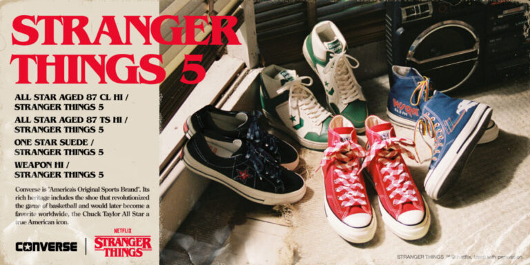 2025年 11/27 発売】Stranger Things × CONVERSE コラボコレクション