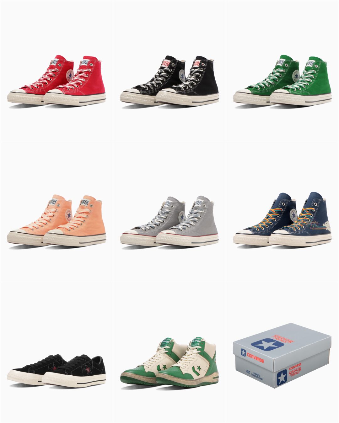 【2025年 11/27 発売】Stranger Things × CONVERSE コラボコレクション (ストレンジャー・シングス コンバース)