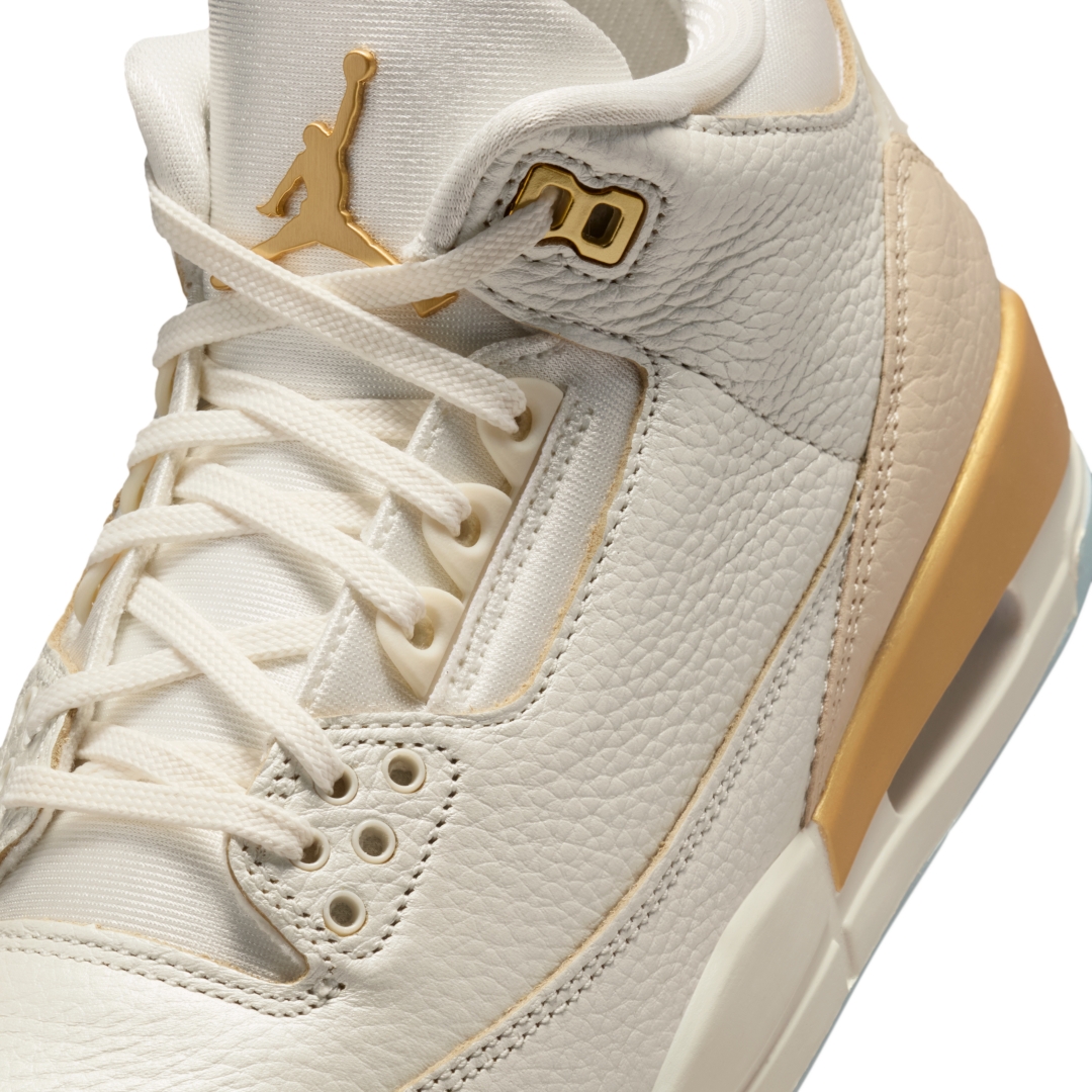 【2025年 11/22 発売】NIKE W AIR JORDAN 3 RETRO “Champagne and Oysters” (ナイキ エア ジョーダン 3 レトロ “シャンパン オイスターズ”) [IB2255-100]