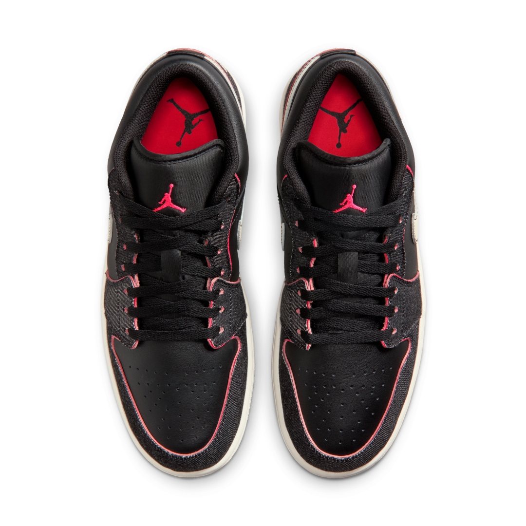 【2025年 12/29 発売】NIKE AIR JORDAN 1 LOW “Black Denim//Racer Pink” (ナイキ エア ジョーダン ロー “ブラックデニム/ピンク”) [IR0842-010]