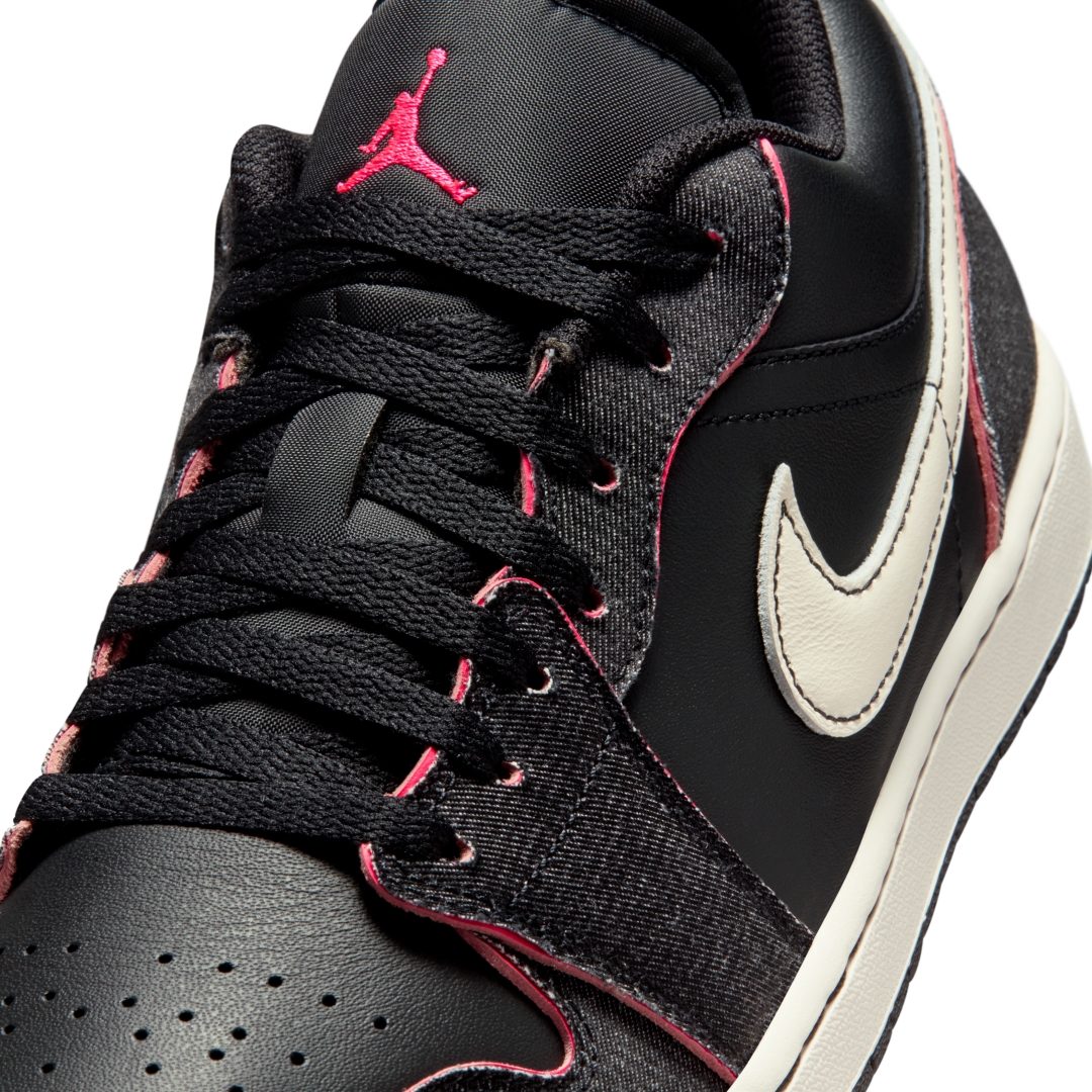 【2025年 12/29 発売】NIKE AIR JORDAN 1 LOW “Black Denim//Racer Pink” (ナイキ エア ジョーダン ロー “ブラックデニム/ピンク”) [IR0842-010]