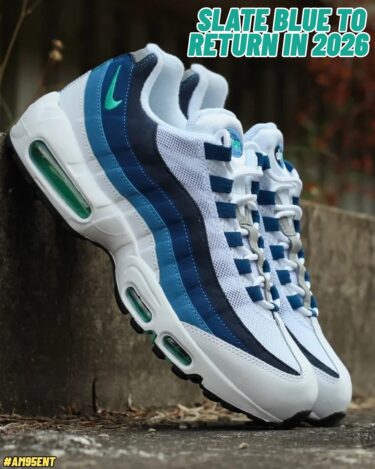 【2026年 復刻予定】NIKE AIR MAX 95 BIG BUBBLE “Blue Slate” (ナイキ エア マックス 95 ビッグバブル “ブルースレート”)