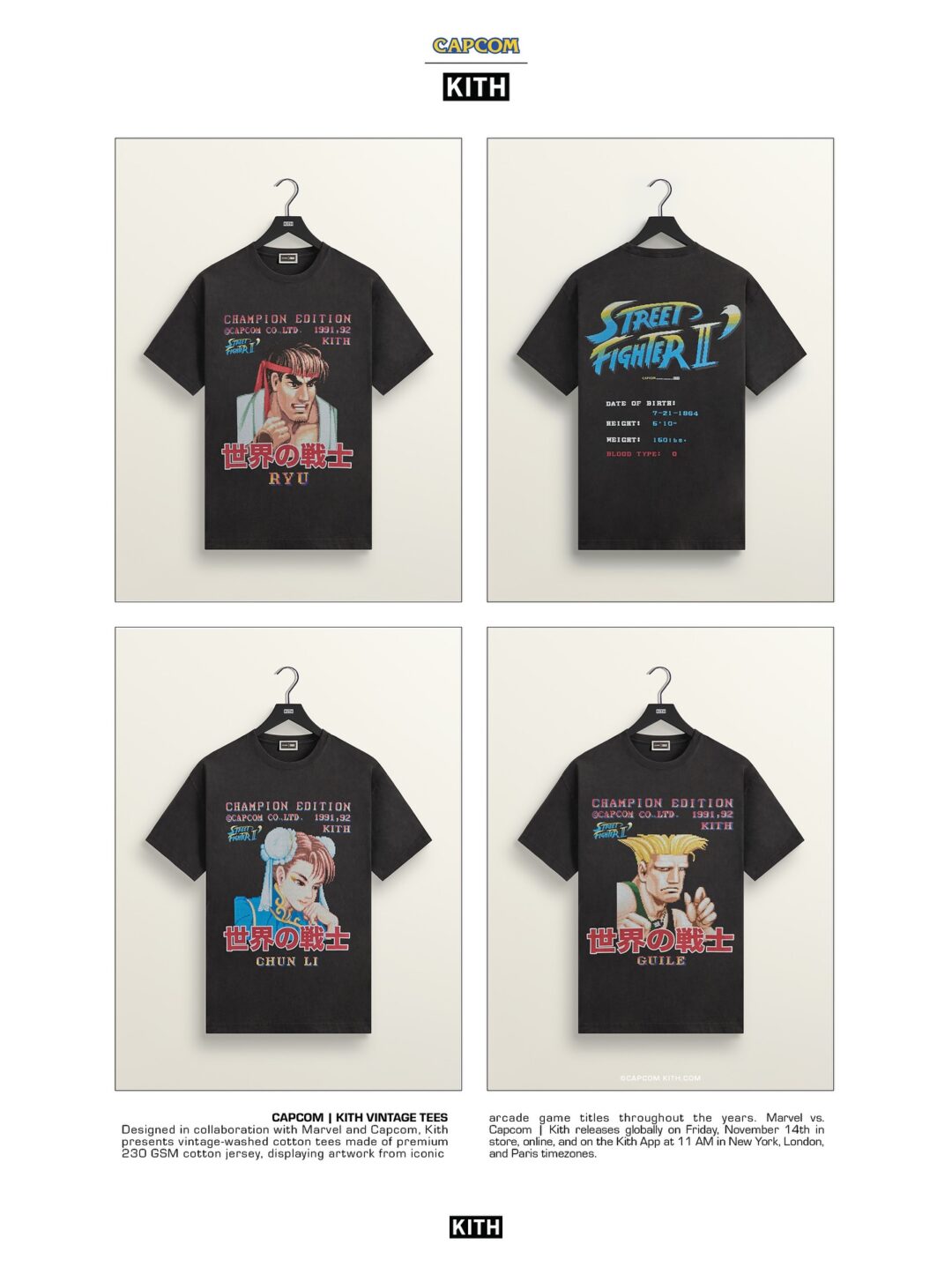 【2025年 11/14 発売】KITH x Marvel vs. Capcom “CROSSOVER COLLECTION” (キス マーベル ヴァーサス カプコン “クロスオーバーコレクション”)