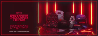 Stranger Things × JANSPORT コラボアイテムが2025年 11/27 発売 (ストレンジャー・シングス ジャンスポーツ)