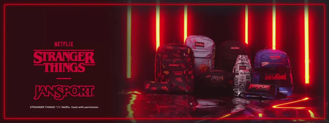 Stranger Things × JANSPORT コラボアイテムが2025年 11/27 発売 (ストレンジャー・シングス ジャンスポーツ)