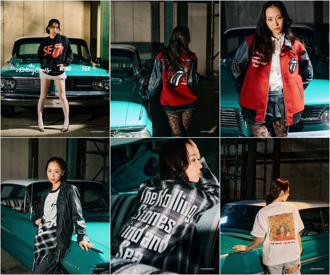 WIND AND SEA x The Rolling Stones 2025 FW コラボが11/29 発売 (ウィンダンシー ローリング・ストーンズ)