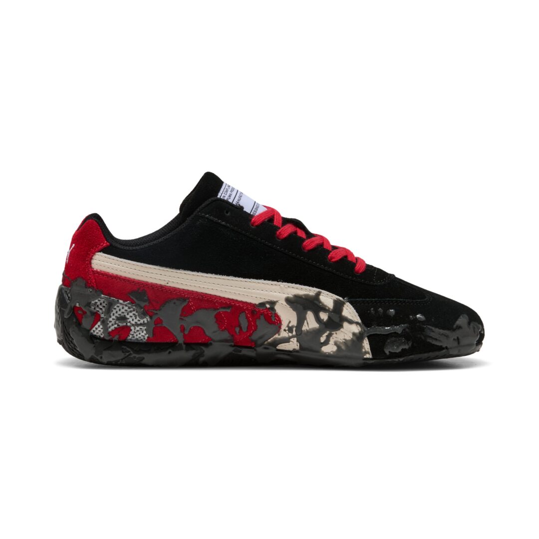 【2025年 11/21 発売予定】PUMA × A$AP ROCKY SPEEDCAT “Black/Red Rhythm/Frosted Ivory” (プーマ エイサップ・ロッキー スピードキャット) [408519-01]