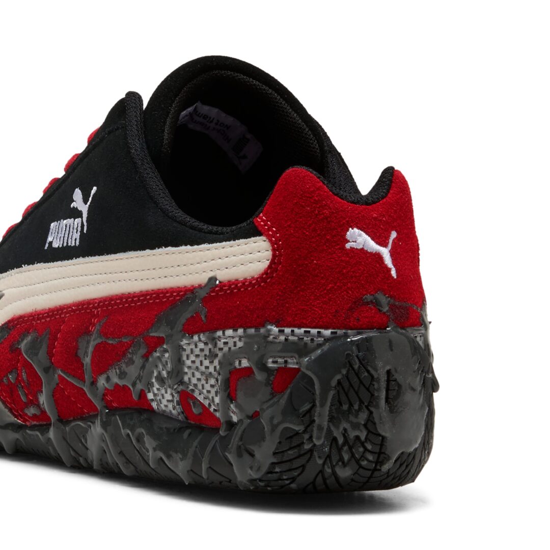 【2025年 11/21 発売予定】PUMA × A$AP ROCKY SPEEDCAT “Black/Red Rhythm/Frosted Ivory” (プーマ エイサップ・ロッキー スピードキャット) [408519-01]