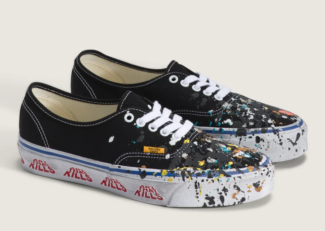 【2025年 12/11 発売】GALLERY DEPARTMENT × VANS AUTHENTIC 44 “Black” (ギャラリーデプト バンズ オーセンティック “ブラック”) [VN000EEUBLA]