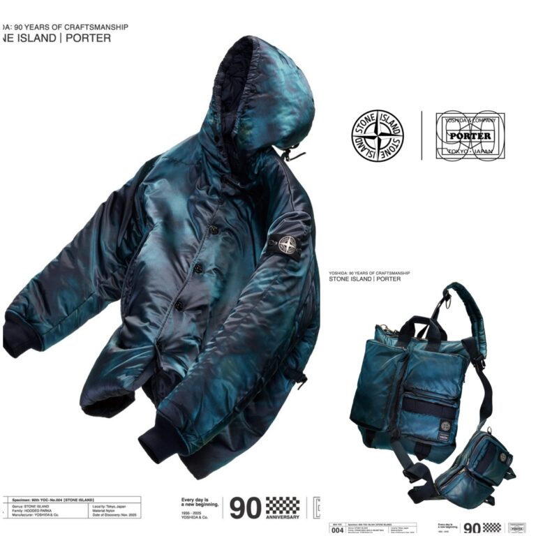 Stone  × Porter ストーンアイランド ポーター バック Stone Island × PORTER コラボアイテムが2025年 11/14 発売 (ストーン