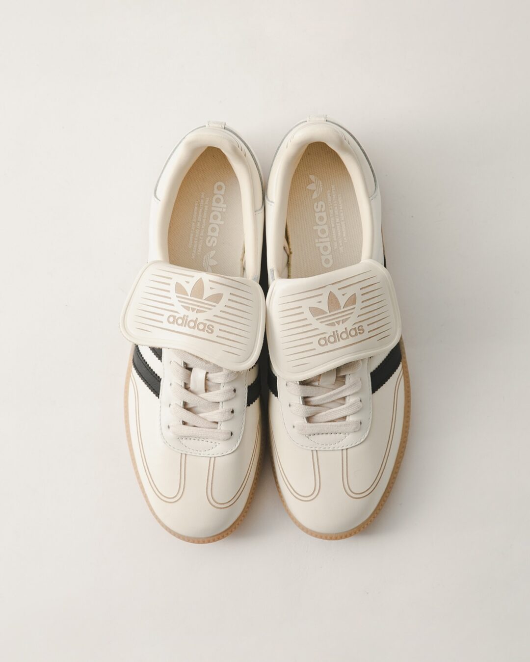 【2026年 1月下旬 発売予定】URBAN RESEARCH EXCLUSIVE adidas Originals SAMBA Long Tongues “White/Black/Gold” (アーバンリサーチ アディダス オリジナルス サンバ ロングタン “ホワイト/ブラック/ゴールド”)