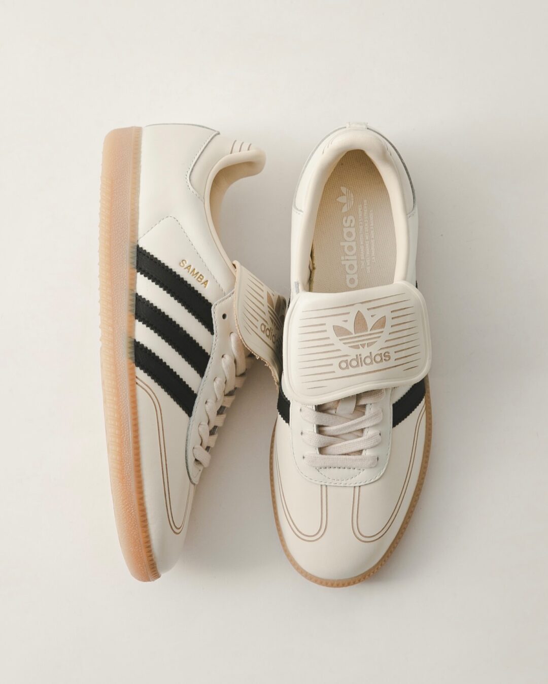 【2026年 1月下旬 発売予定】URBAN RESEARCH EXCLUSIVE adidas Originals SAMBA Long Tongues “White/Black/Gold” (アーバンリサーチ アディダス オリジナルス サンバ ロングタン “ホワイト/ブラック/ゴールド”)