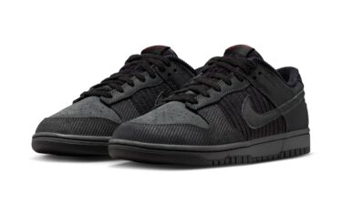 【2026年 発売予定】NIKE DUNK LOW “Triple Black Corduroy” (ナイキ ダンク ロー “トリプルブラックコーデュロイ”) [IB7746-001]