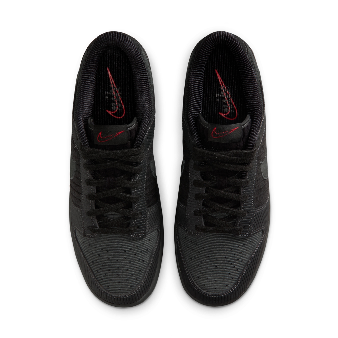 【2026年 発売予定】NIKE DUNK LOW “Triple Black Corduroy” (ナイキ ダンク ロー “トリプルブラックコーデュロイ”) [IB7746-001]