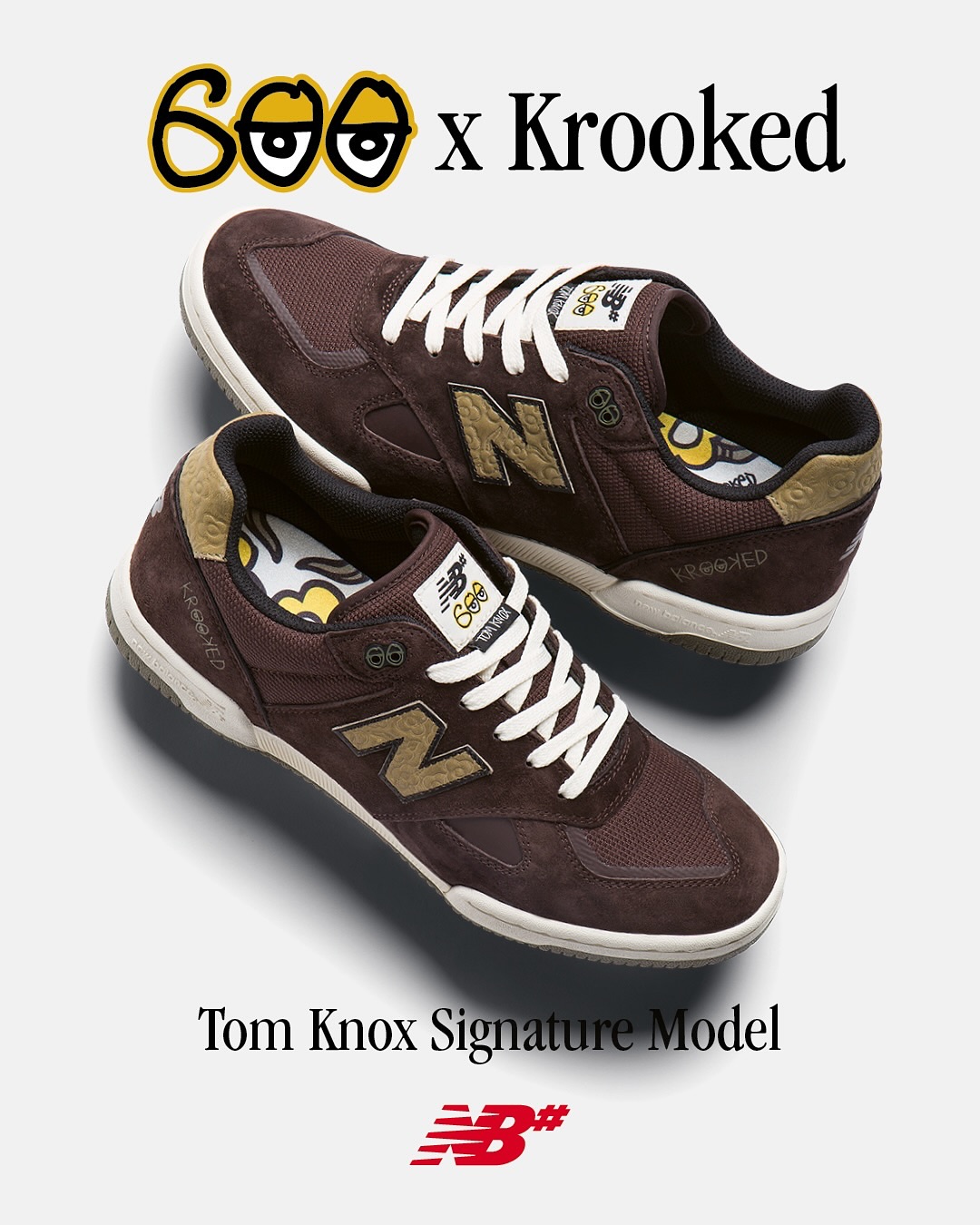 【2025年 12/6 発売】KROOKED SKATEBOARDS × New Balance Numeric NM600 KKD (クルキッド ニューバランス ヌメリック) [NM600KKD]
