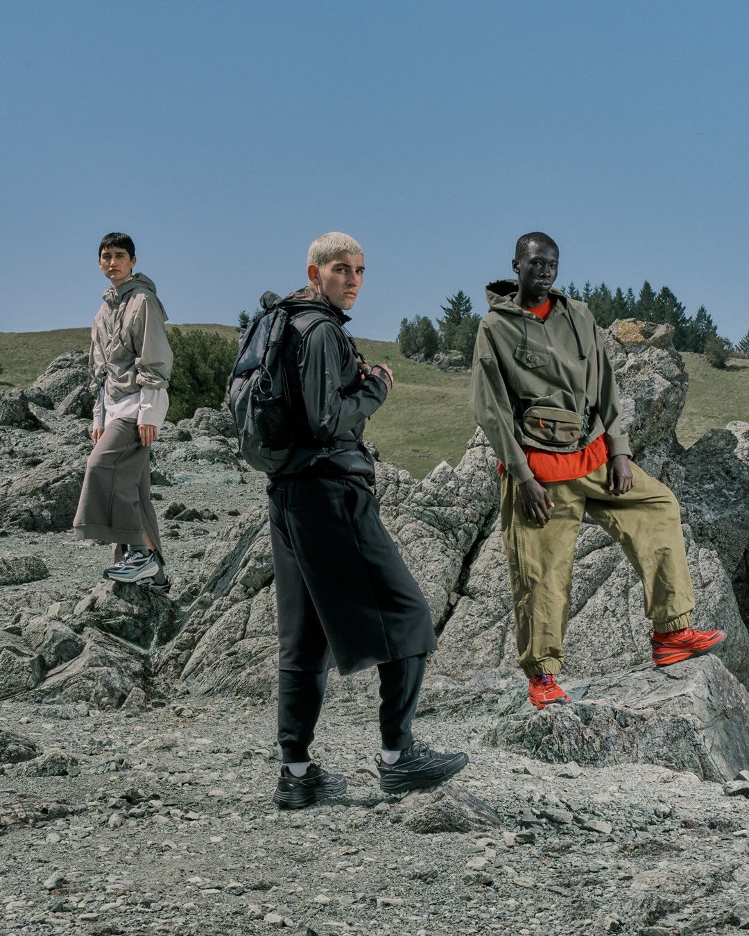 【2025年 12/12 発売】HOKA STINSON ONE7 “Black/Stellar Grey/Pepper” (ホカ スティンソン ワン7) [1168931-BKSV/1168931-SGS/1168931-PKY]