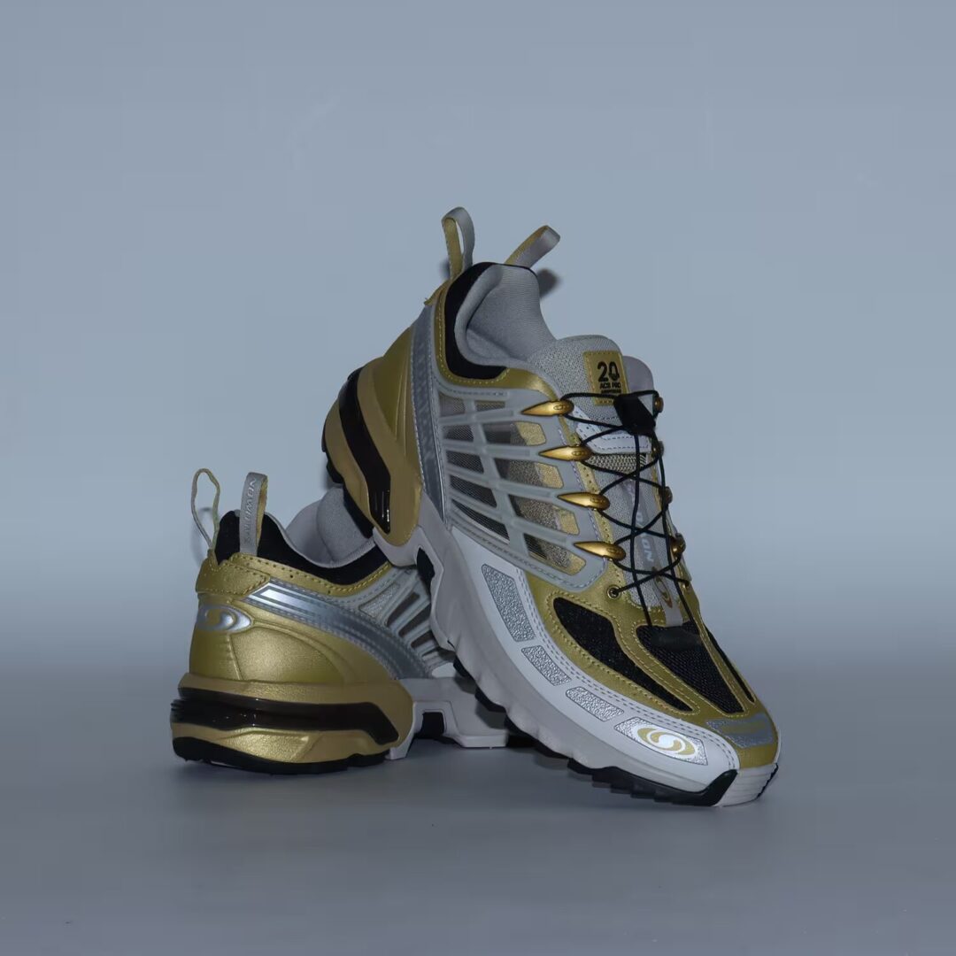 【2025年 12/10 発売】Salomon ACS PRO 20Y “Rich Gold Old/Silver Cloud/Black” (サロモン) [L49160800]