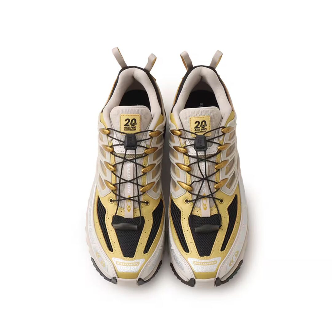 【2025年 12/10 発売】Salomon ACS PRO 20Y “Rich Gold Old/Silver Cloud/Black” (サロモン) [L49160800]