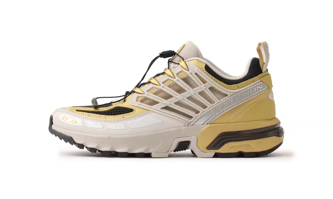 【2025年 12/10 発売】Salomon ACS PRO 20Y “Rich Gold Old/Silver Cloud/Black” (サロモン) [L49160800]