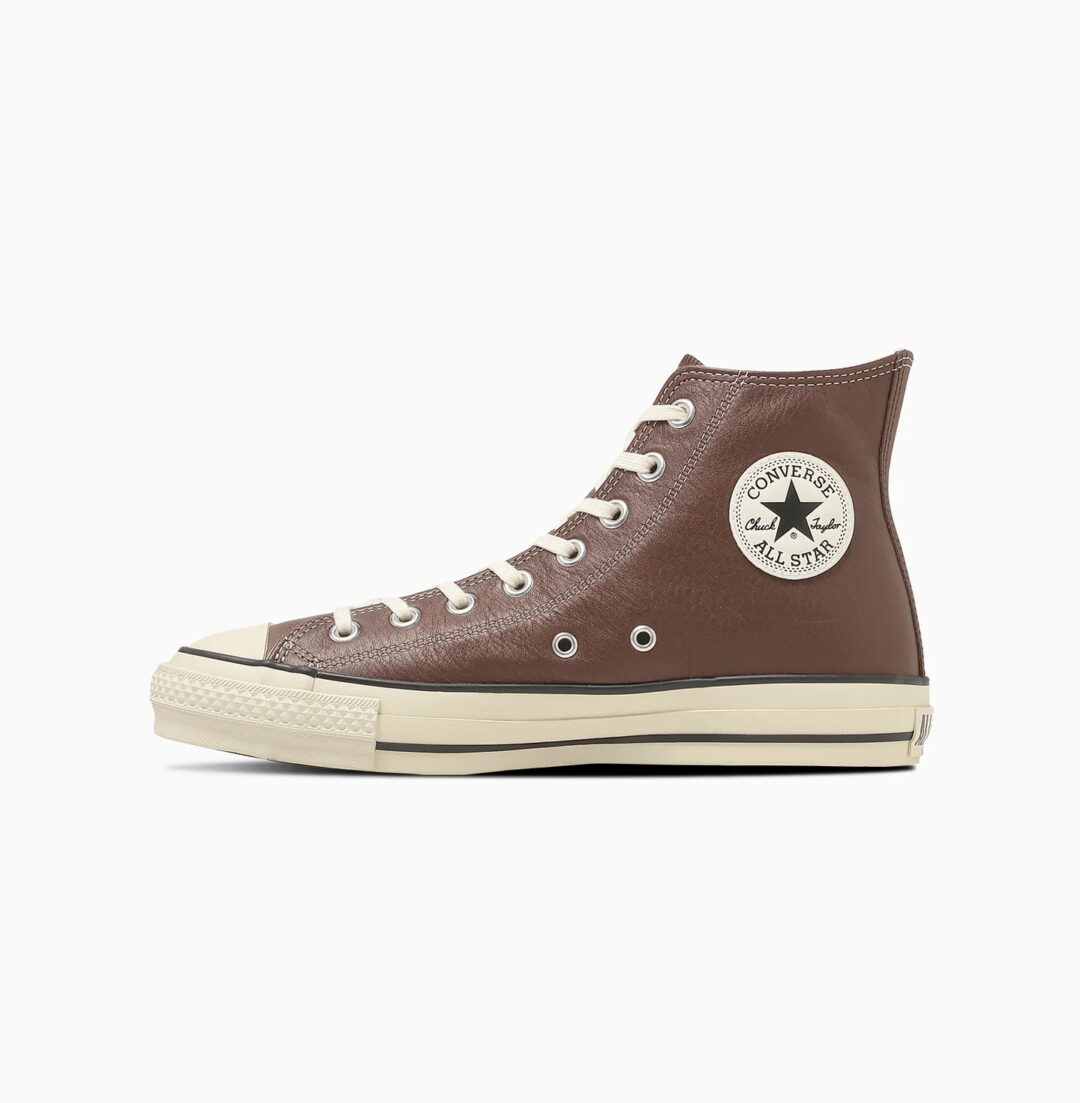 【2026年 1/22 発売】CONVERSE LEATHER ALL STAR J HI “Brown” (コンバース レザー オールスター) [31316330]