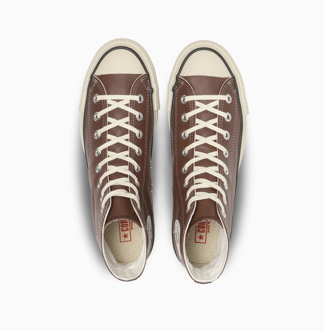 【2026年 1/22 発売】CONVERSE LEATHER ALL STAR J HI “Brown” (コンバース レザー オールスター) [31316330]