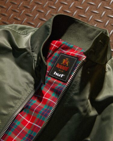 HUF × Baracuta コラボアイテムが近日発売 (ハフ バラクータ)